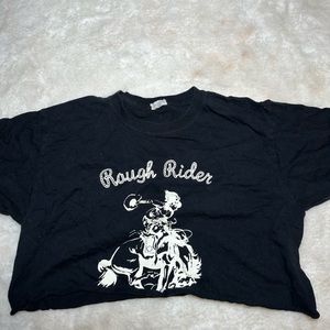 Brandy Melville Cowboy Cropped Tee